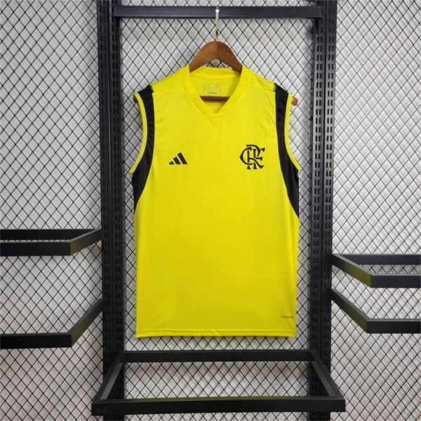 24/25 Vest Flamengo Training Wear Yellow Jersey Fan Version