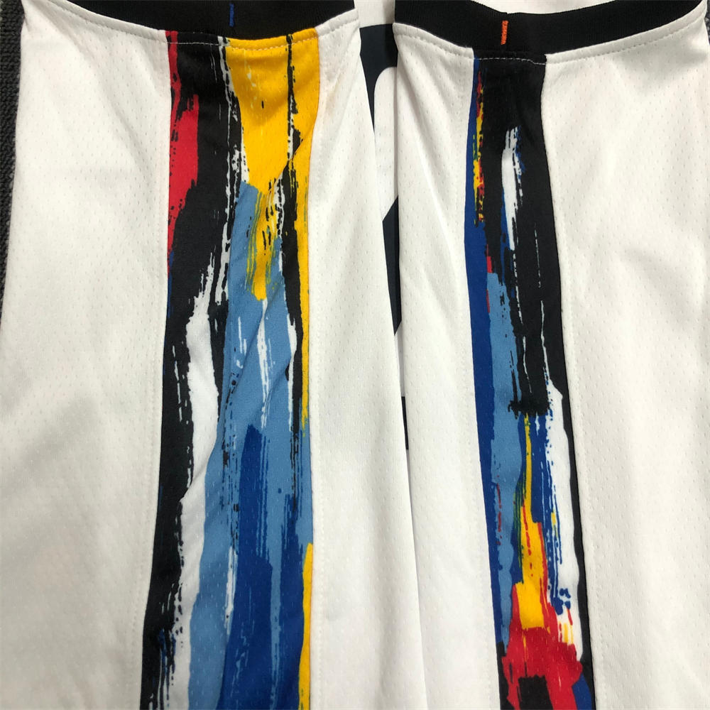 NBA Brooklyn Nets V-Neck White Jersey DURANT#7 S-XXL
