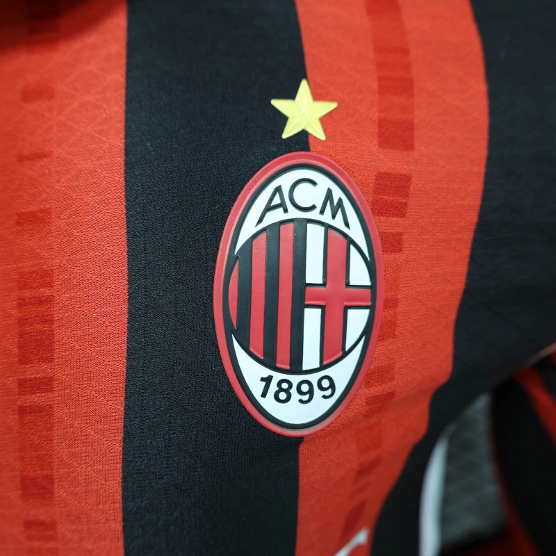 24/25 AC Milan Home Jersey Long Sleeve Player Version