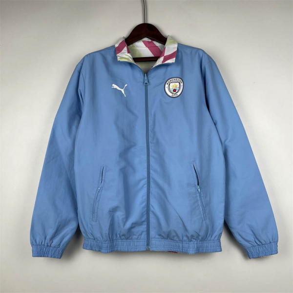 23/24 Manchester City Trench Coat Reversible Sport Unifom jersey Sport Unifom