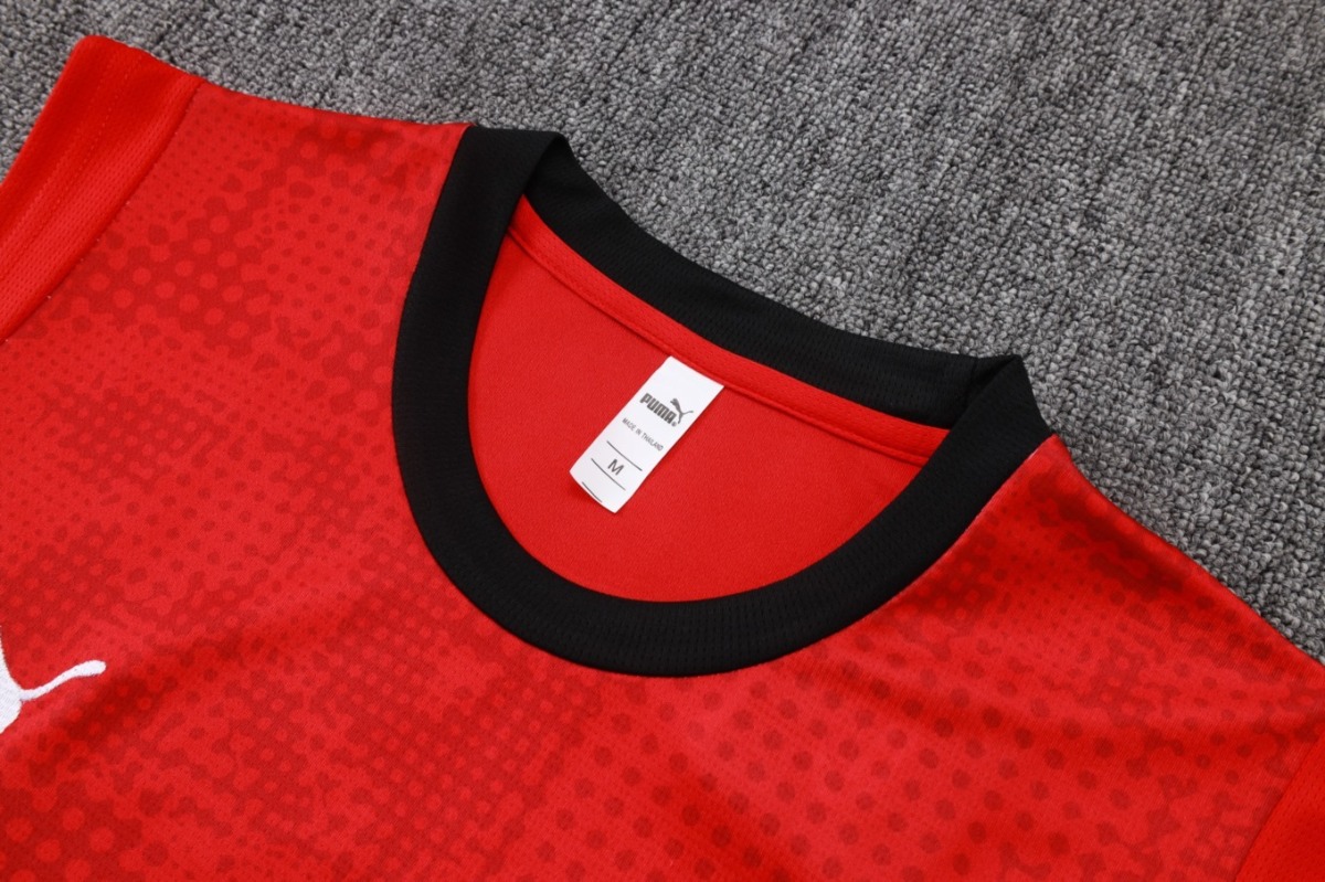 2026 AC Milan Red Training Set Shirt and Shorts