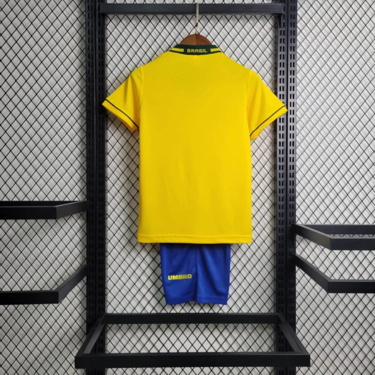 Retro 1994 Brazil home jersey Kid Kits Size 16-28