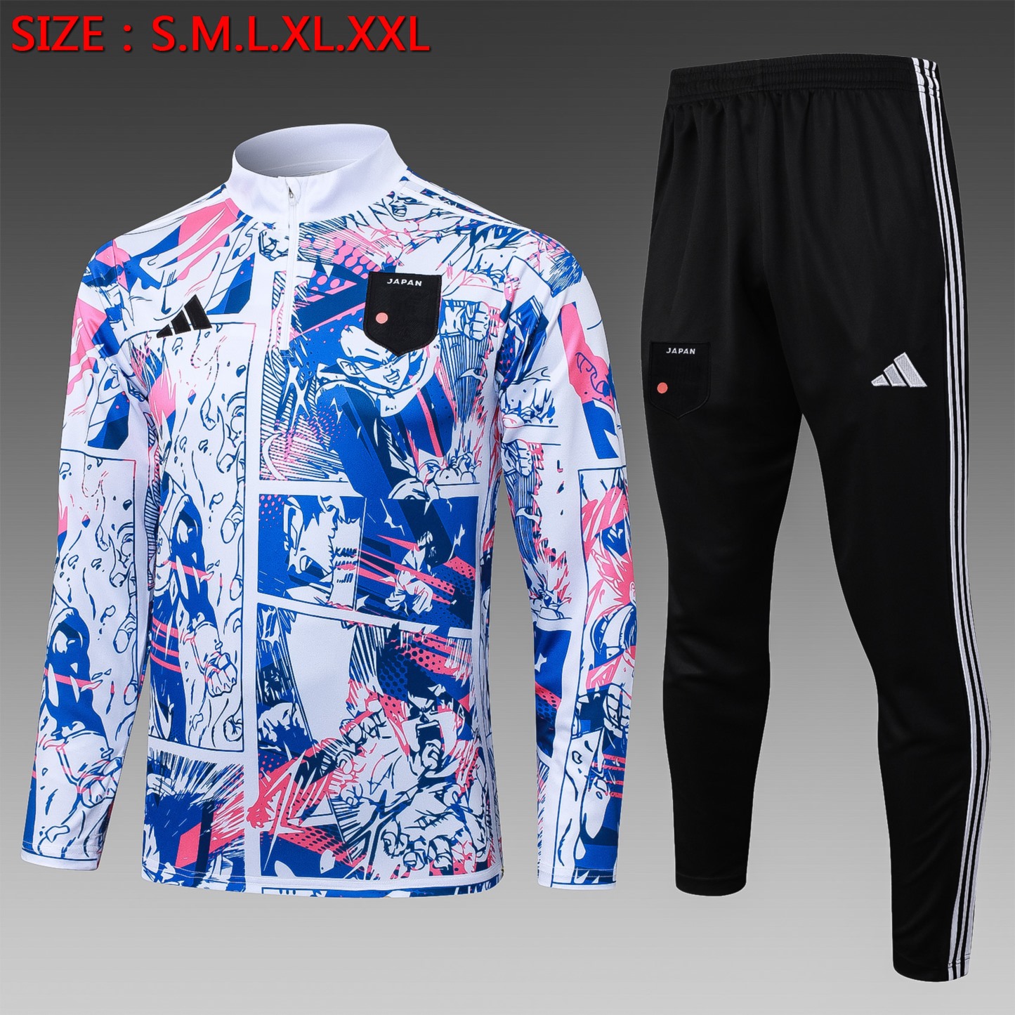 2025/26 Japan colorful Long-sleeved half-pull training kit Football team kit