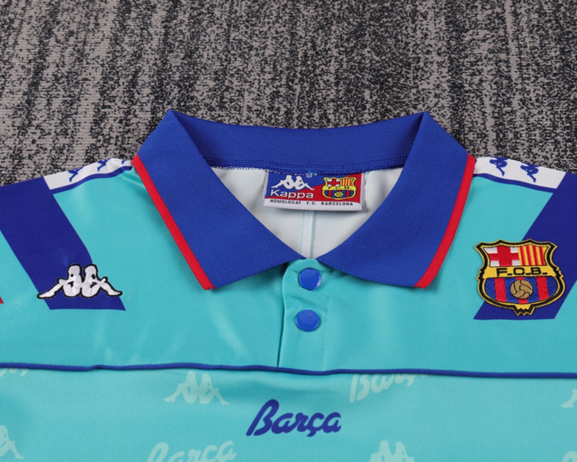 Retro Barcelona 92/95 away jersey Kid Kits Size 16-28
