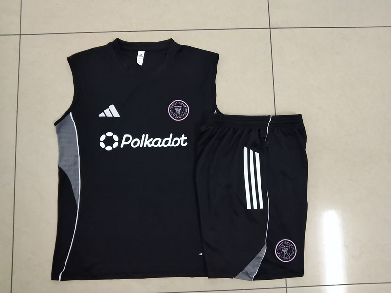 2025/26 Miami Black Training Set Shirt and Shorts
