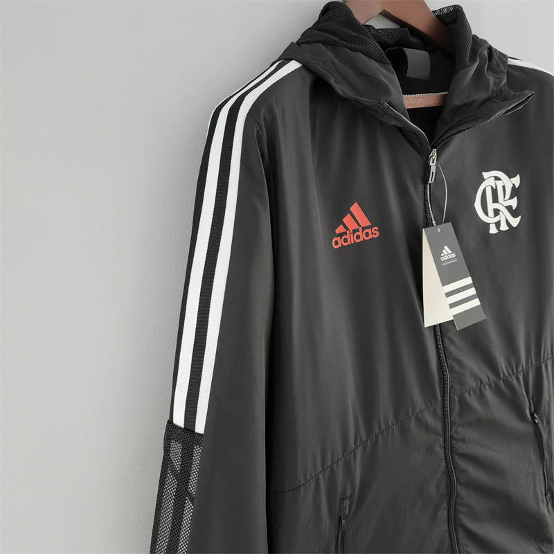 2022 Flamengo Windbreaker Black jersey Sport Unifom