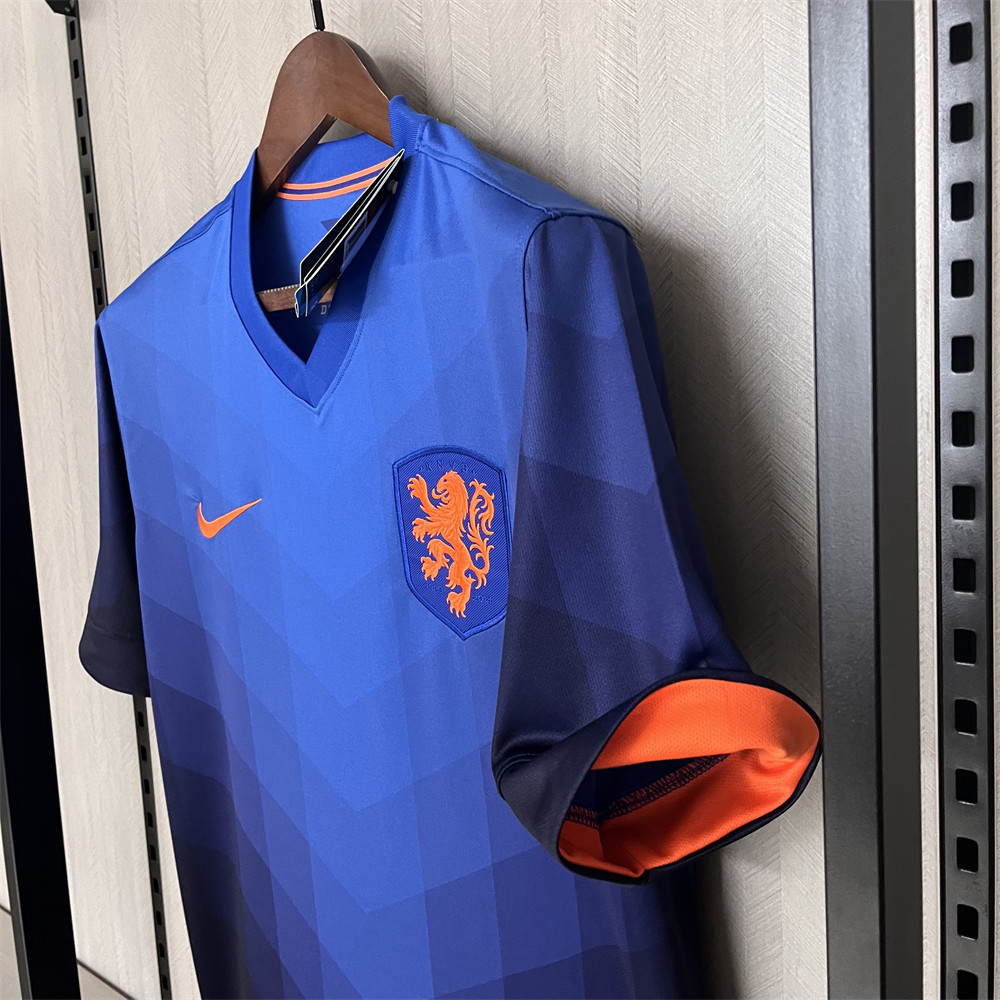 Retro Netherlands 2014 Away jersey Fan Version