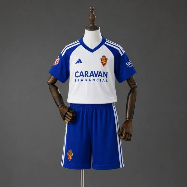 2026/27 Real Zaragoza Home Kids Kits