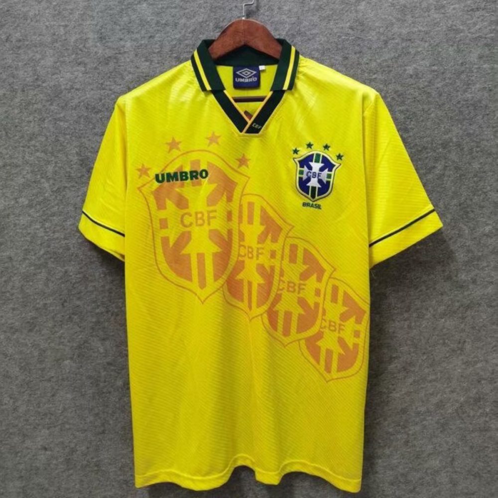 Retro 1994/95 Brazil home jersey Fan Version