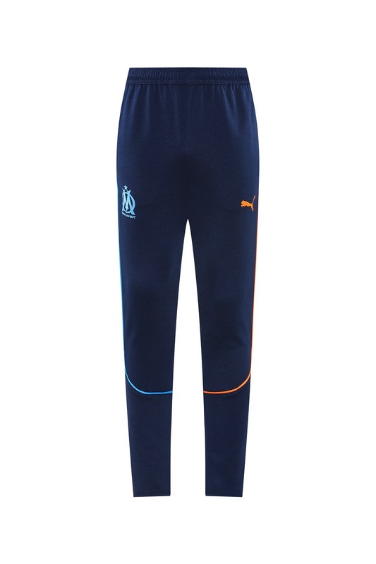 2024 Olympique Marseille Royal Blue Hoodie Jacket Kit Set Football Team Shirt Sports Fashion