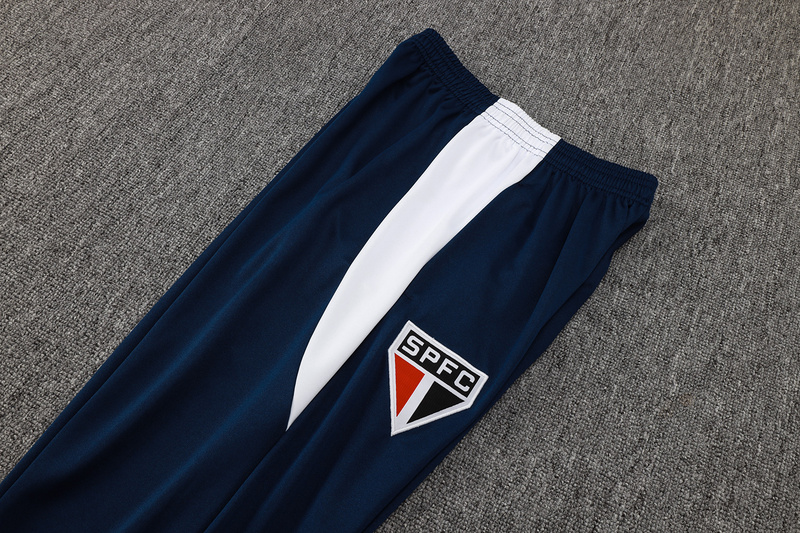 2024/25 Sao Paulo White Jacket Training Suit Set Football Team Shirt Sports Fashion