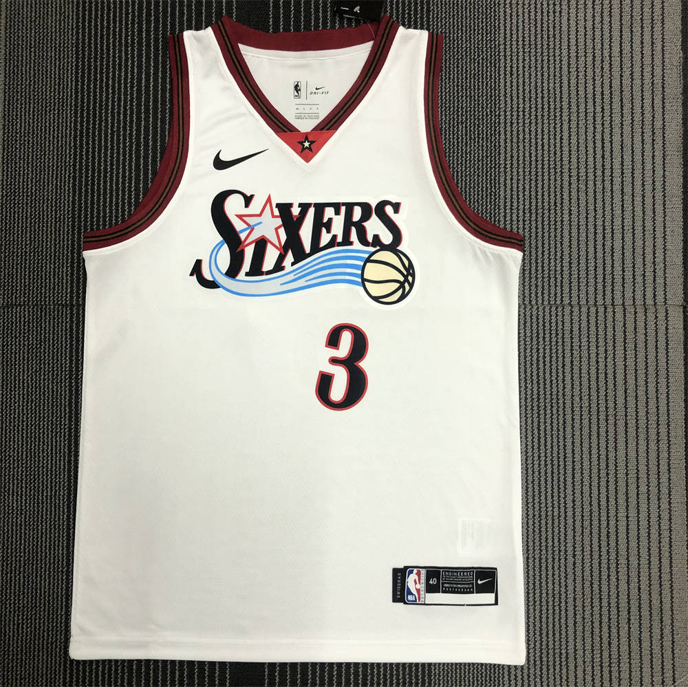 NBA Philadelphia 76ers Jersey IVERSON#3 S-XXL