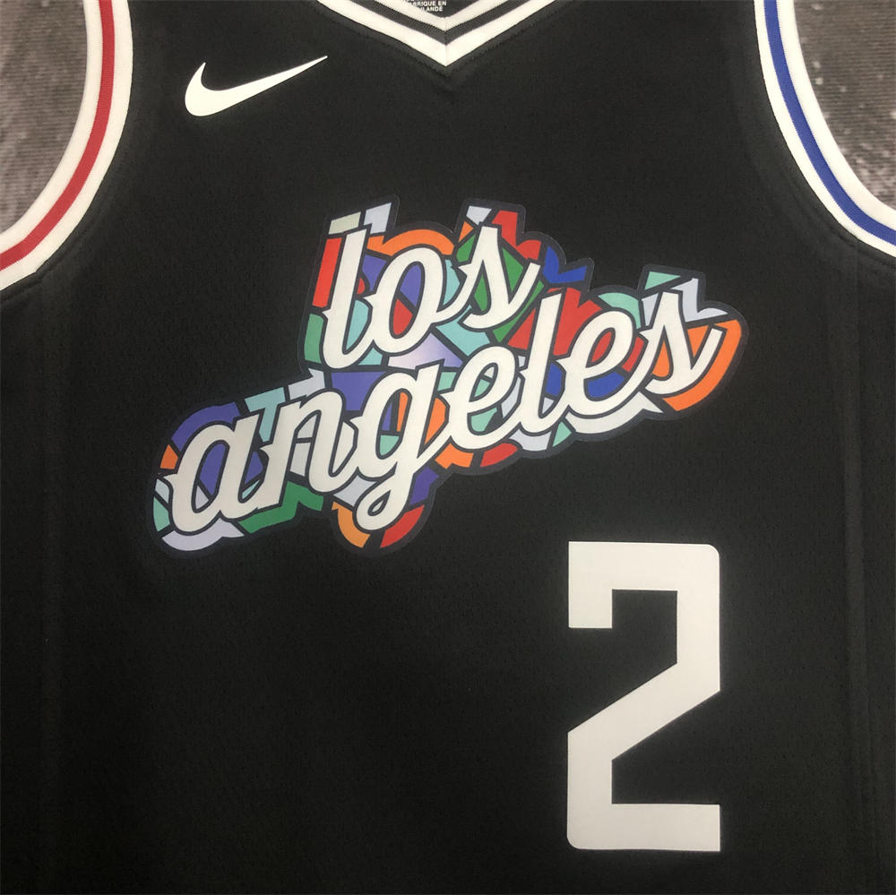 NBA Los Angeles Clippers V-Neck Black Jersey S-XXL