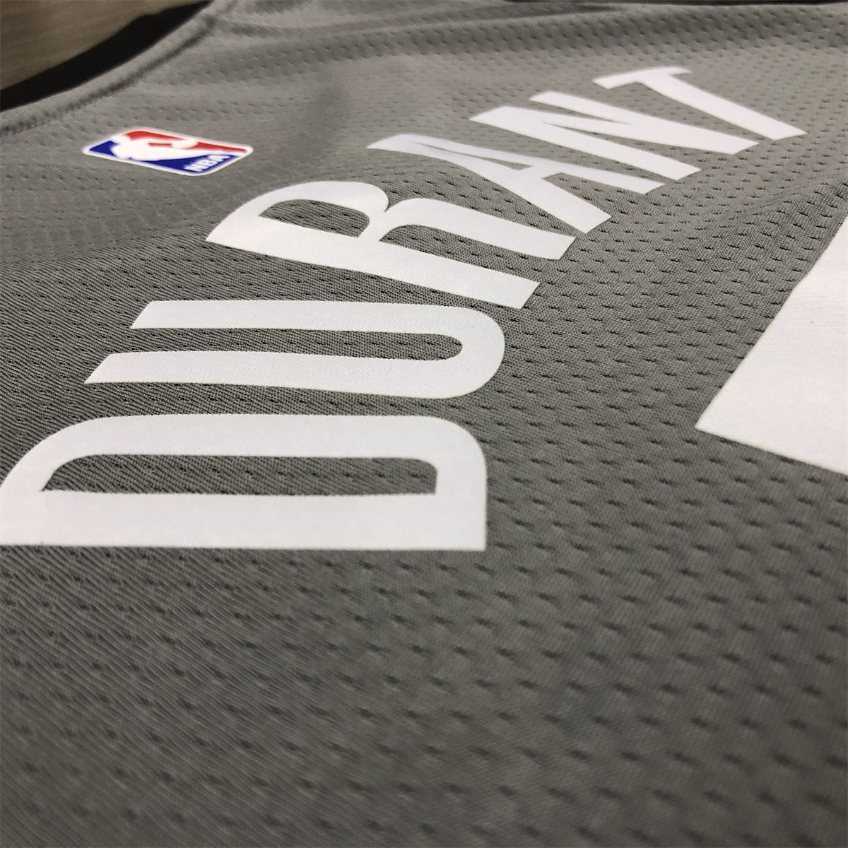 NBA Brooklyn Nets V-neck Grey Jersey DURANT#7 S-XXL