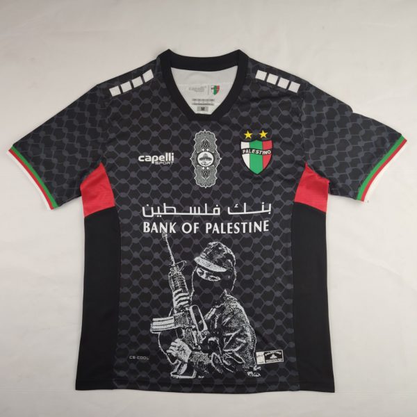 2024/25 CD Palestino Black Special Edition Jersey Fan Version