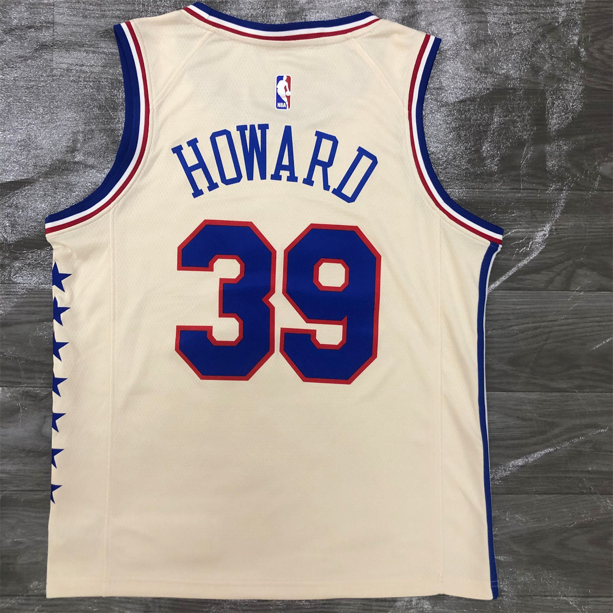 NBA Philadelphia 76ers Round Neck White Jersey HOWARD#39 S-XXL