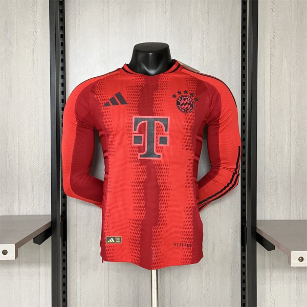24/25 Bayern Munich Home Jersey Long Sleeves Player Version