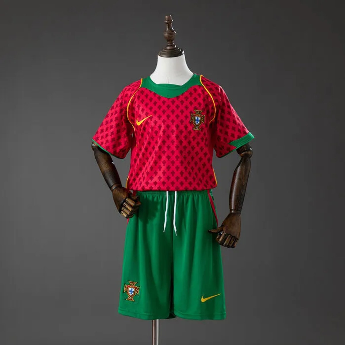 Retro Portugal 2004 Home Kid Kits