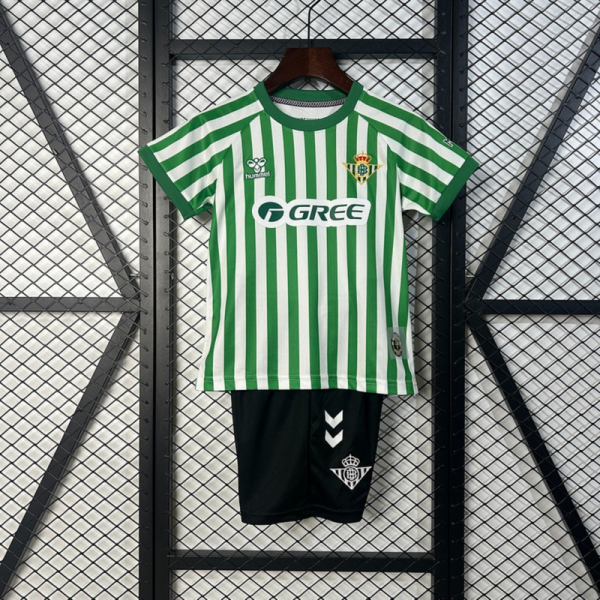 2025/26 Real Betis League Final Special Edition jersey kids Kits size: 16-28