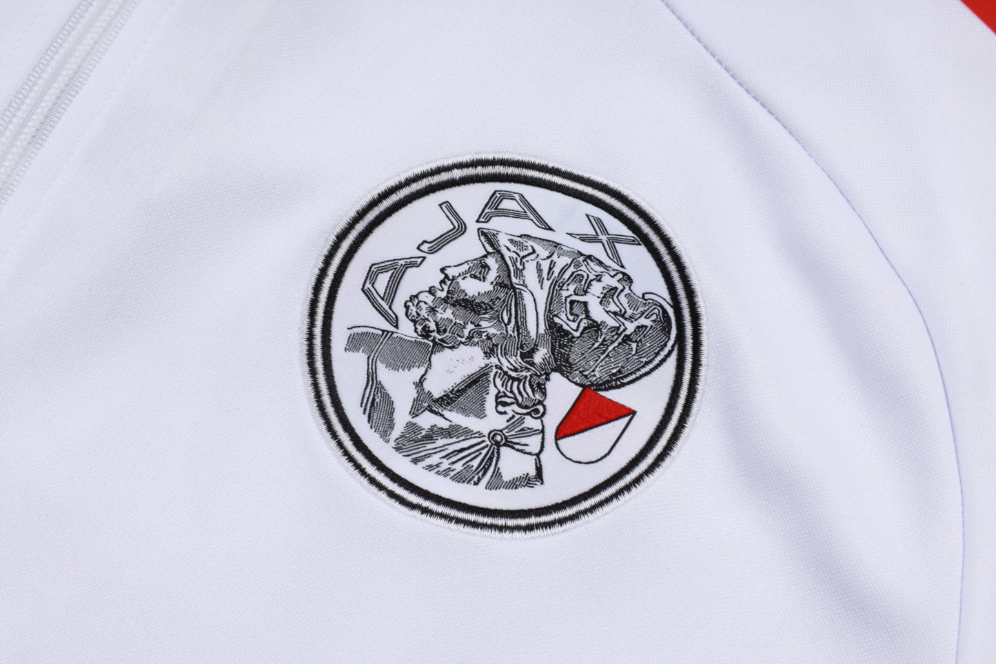 2025/26 Ajax White Jacket Training Suit Set Football Team Shirt Sports Fashion