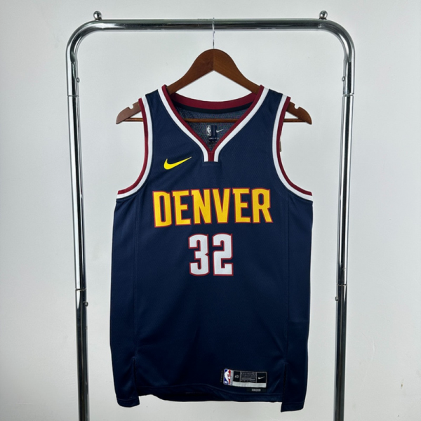 NBA Denver Nuggets V-Neck Dark Blue jersey GORDON#32 S-XXL