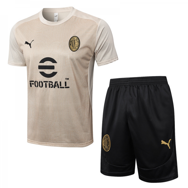 24/25 AC Milan Apricot Training Set Shirt and Shorts