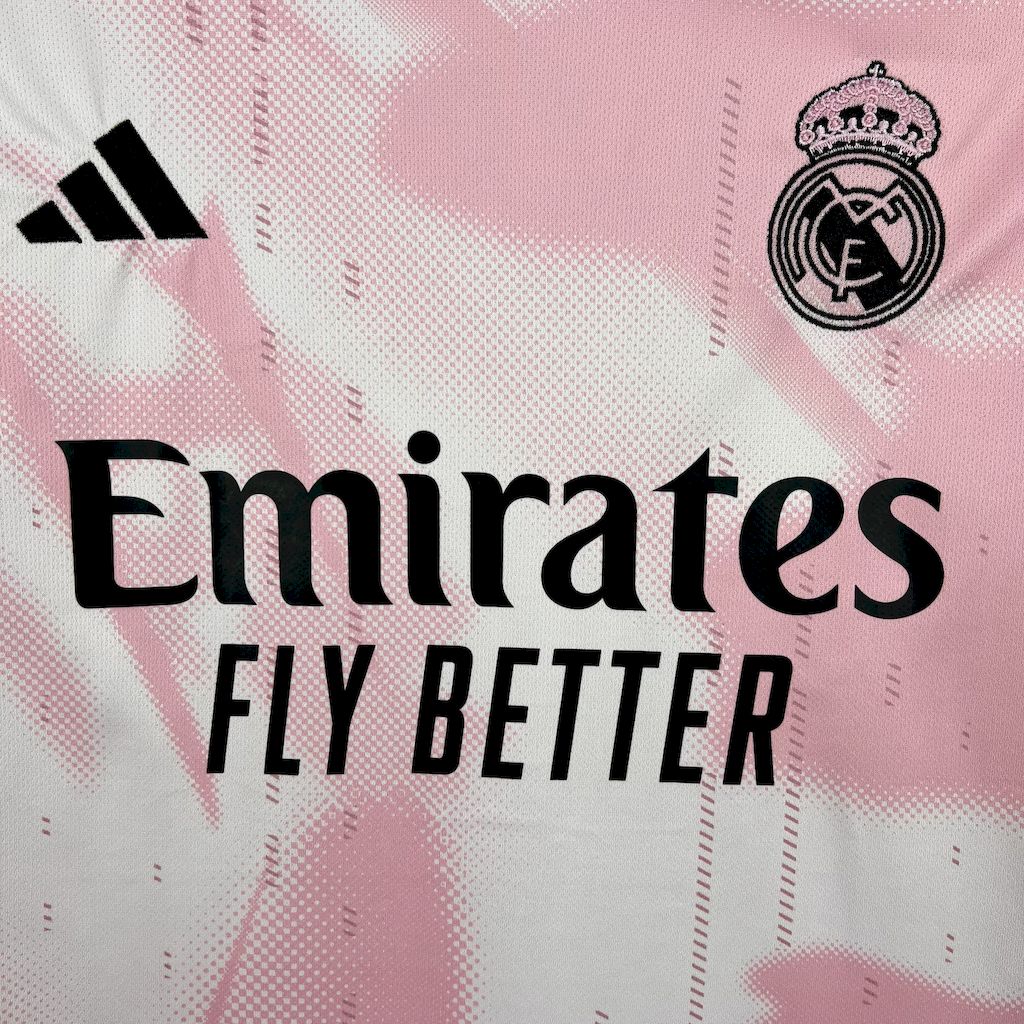 24/25 Real Madrid Special Edition Pink White Jersey Fan Version