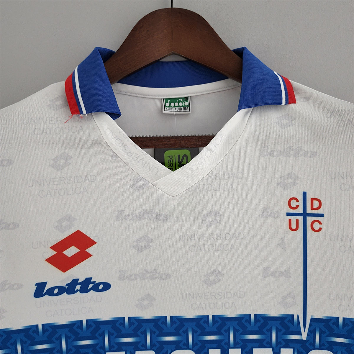 Retro Deportivo Universidad Católica 1996 Third Away Long Sleeve jersey Fan Version