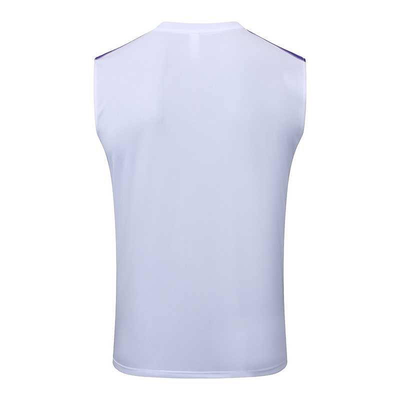 2025/26 Real Madrid White Training Set Shirt and Shorts