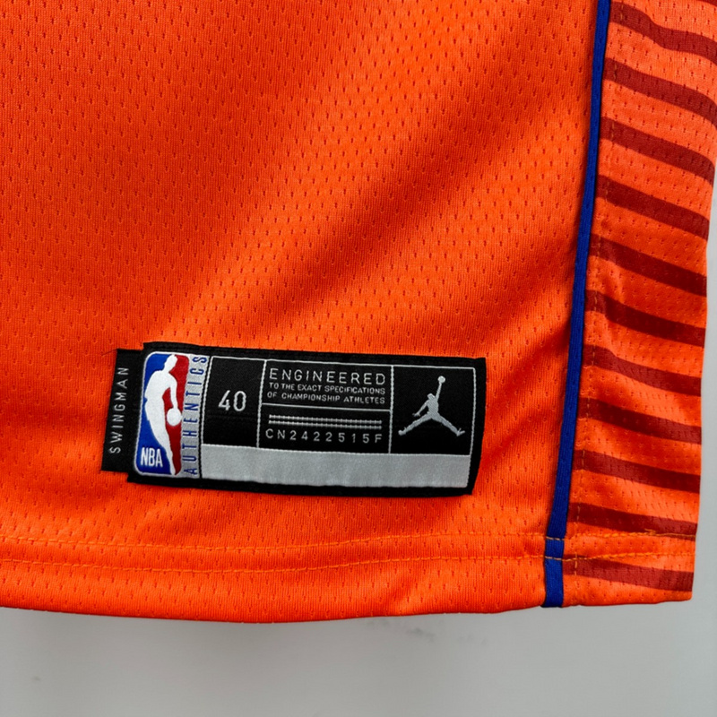 NBA Oklahoma City Thunder V-Neck Orange Jersey WILLIAMS#8 S-XXL