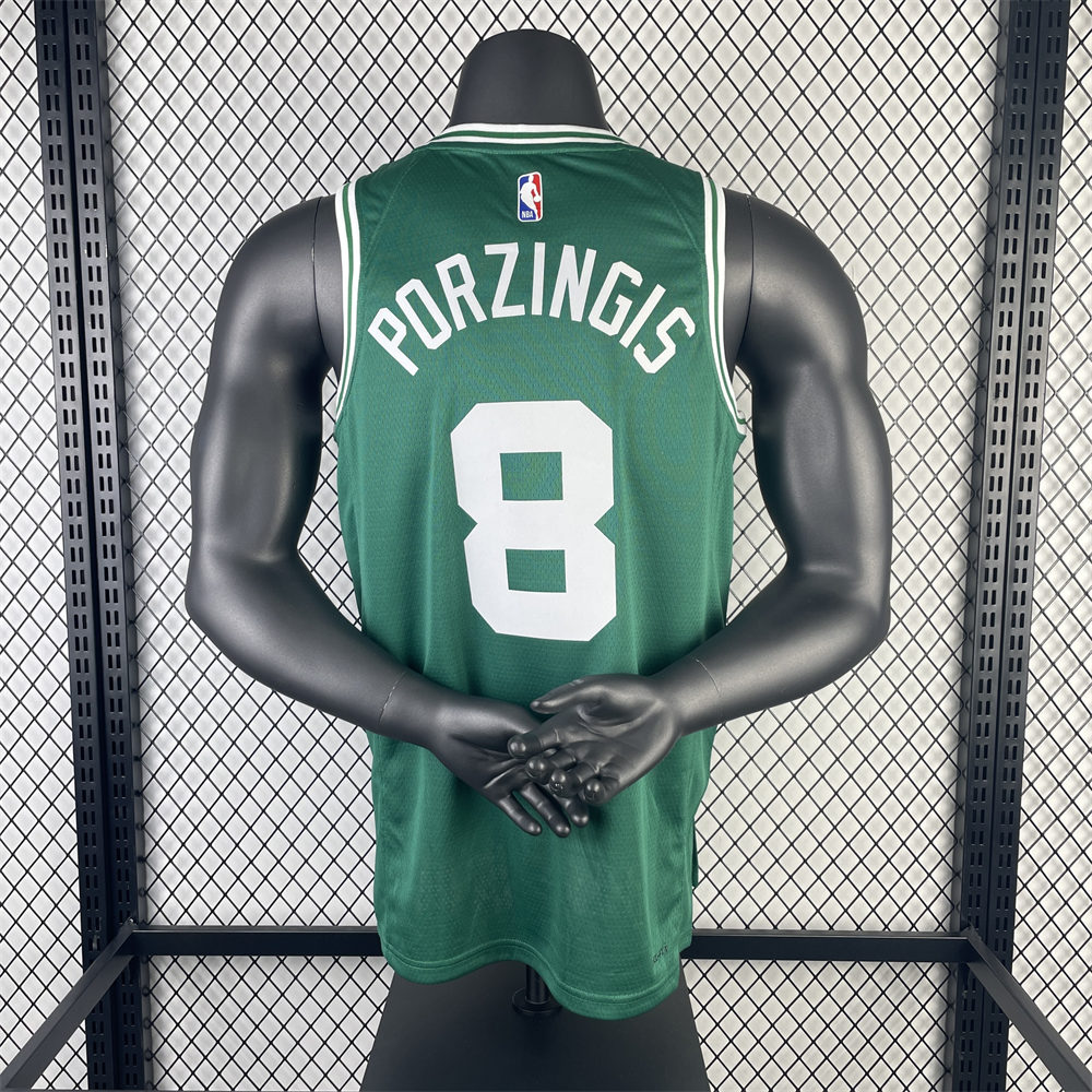 NBA Boston Celtics Jayson PORZINGIS#8 2022/23 Kelly Green Icon Edition Swingman Jersey S-XXL