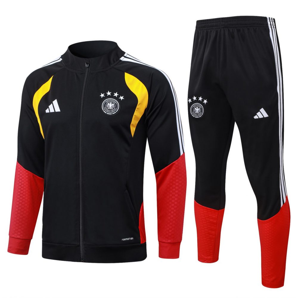 2026 Germany Black Jacket Training Suit Set