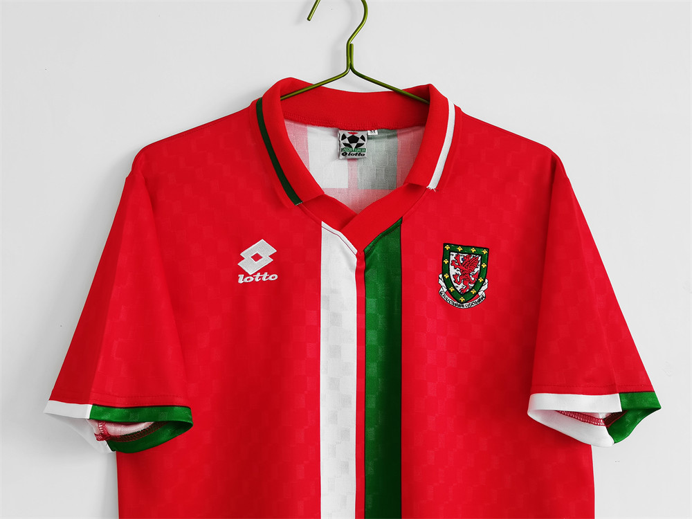 Retro Wales 1996/98 Home jersey Fan Version