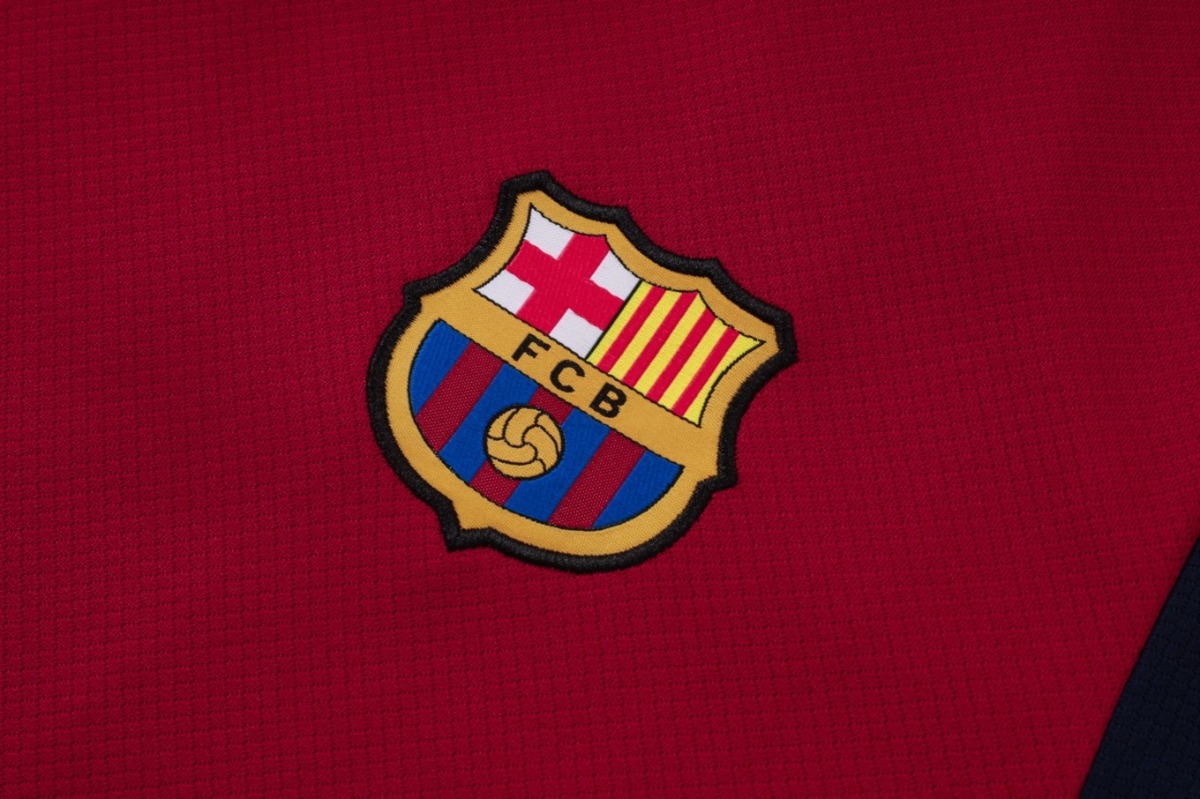 2026 Barcelona Maroon Training Set Shirt and Shorts