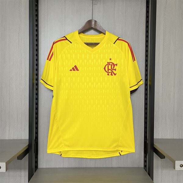 24/25 Flamengo Limited Edition Goalkeeper Yellow Jersey Fan Version