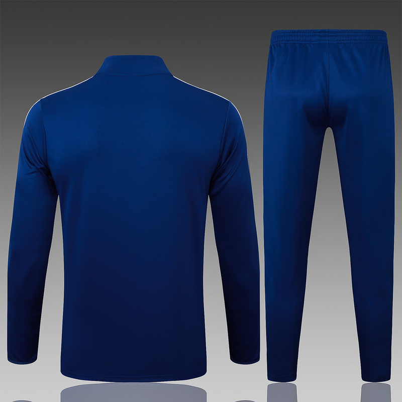 202526 Arsenal Colorful Blue Long-sleeved half-pull training kit Football team kit