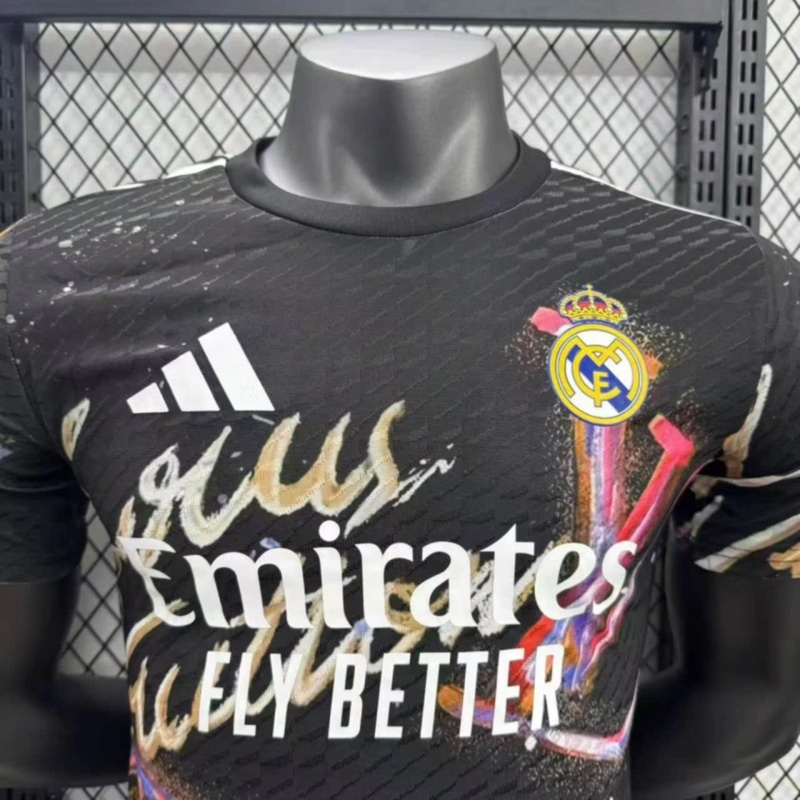 2025/26 Player Real Madrid Special Edition Black jersey Player Version