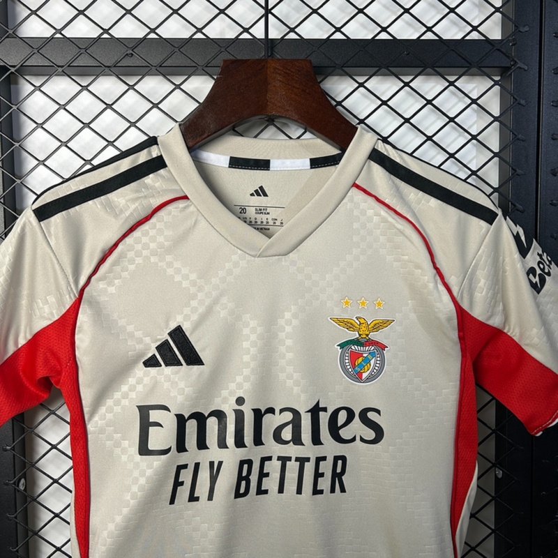 2025/26 Benfica Away jersey kids Kits size: 16-28