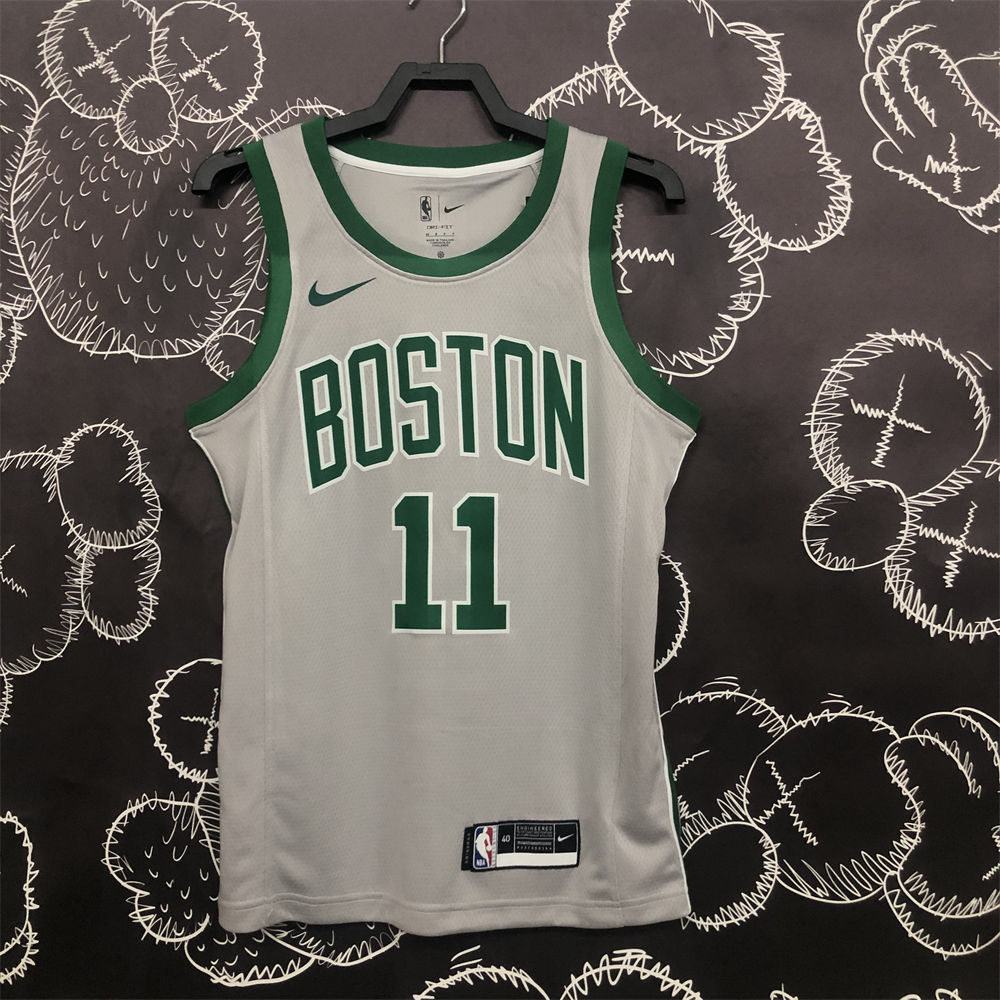 NBA Boston Celtics Round Neck Grey Jersey S-XXL