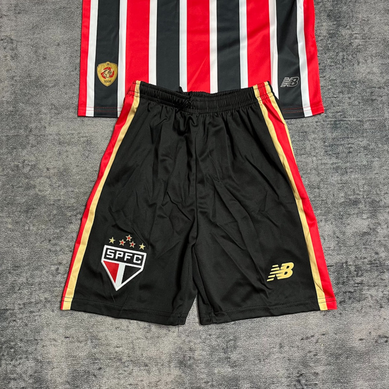 2025/26 Sao Paulo away jersey kids Kits size: 16-28