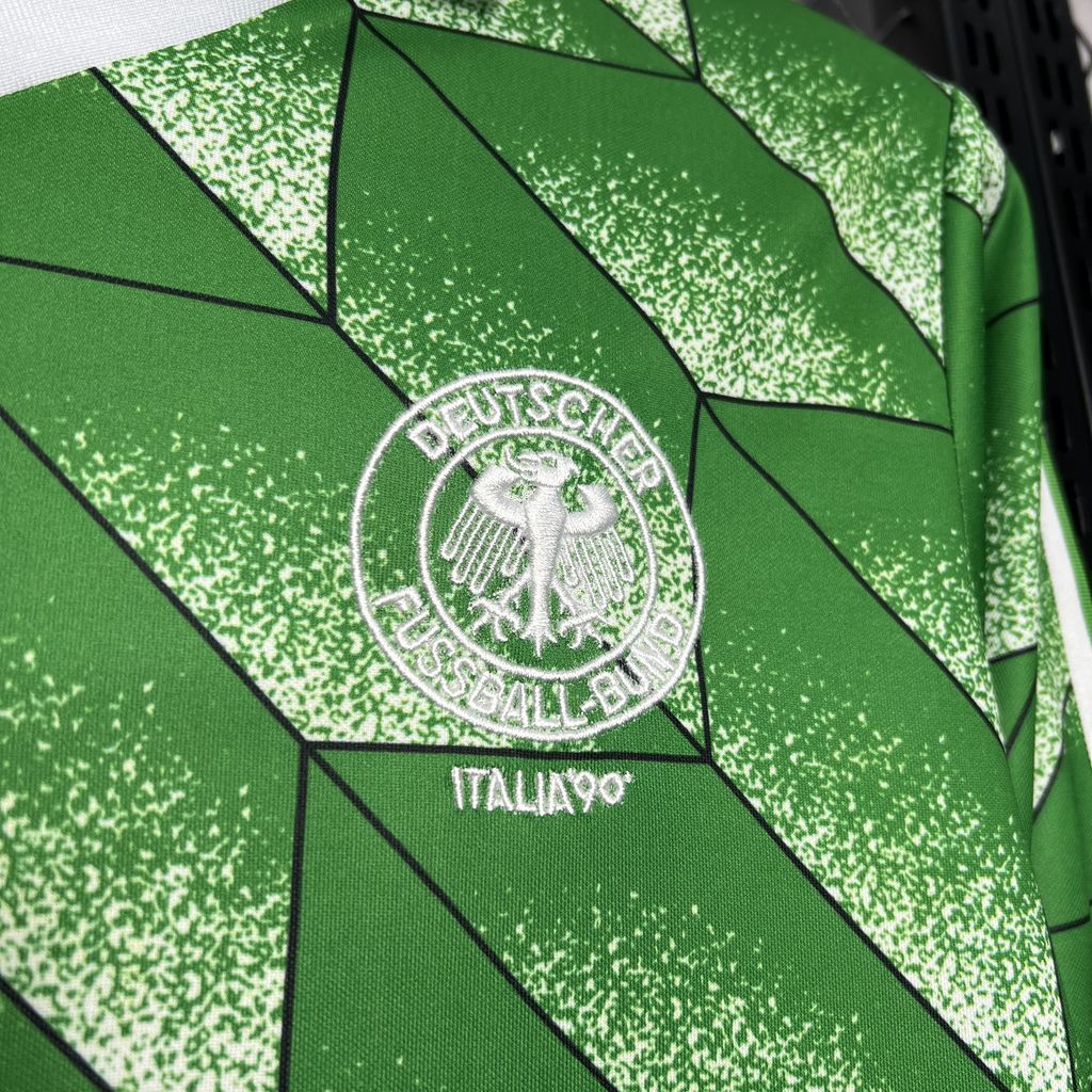 Retro Germany 1990 Away Long Sleeve jersey Fan Version