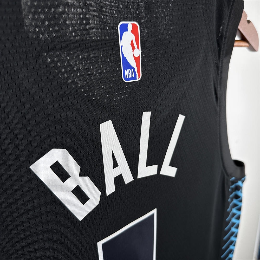 NBA Charlotte Hornets BALL#1 2018 White City Edition Swingman Jersey S-XXL