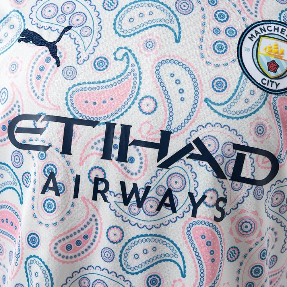 Retro Manchester City 2020/21 Second Away jersey Fan Version