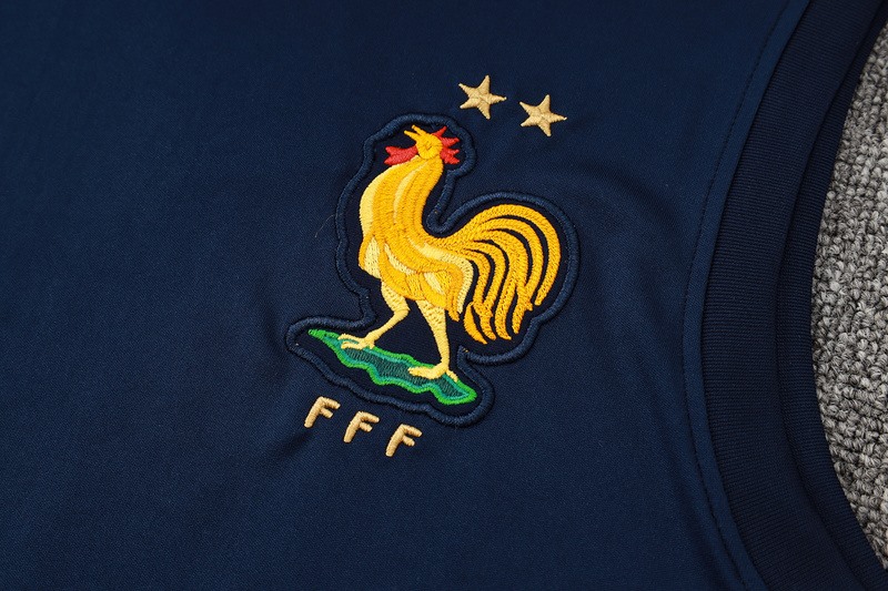 24/25 France Royal Blue Training Set Shirt and Shorts