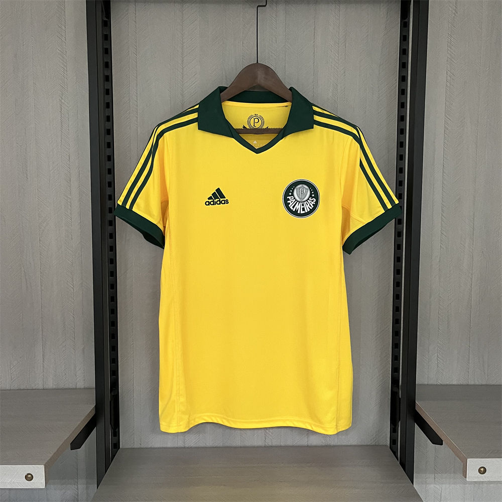 Retro 2014 Palmeiras Yellow jersey Fan Version