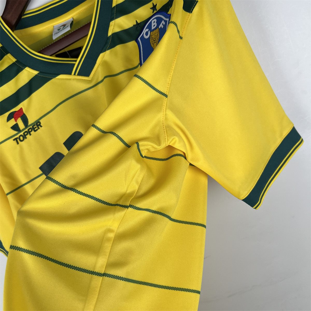 Retro 1984 Brazil home jersey Fan Version