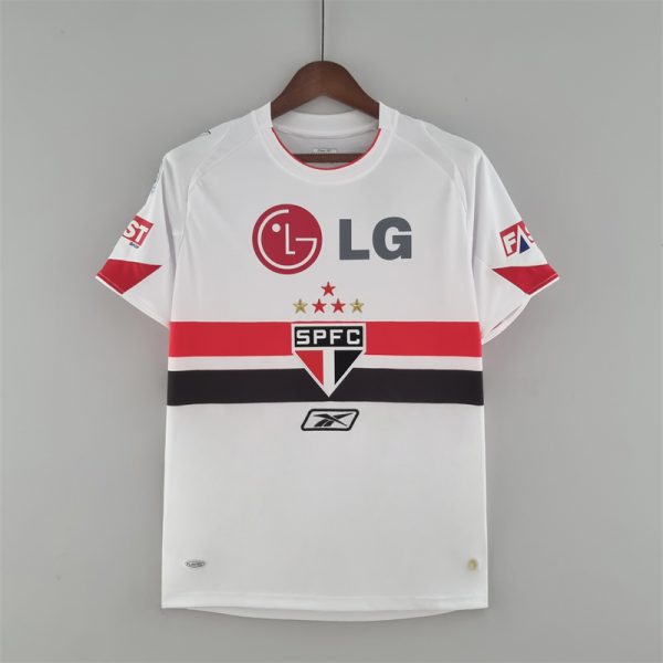 Retro 2006 sao paulo home jersey Fan Version