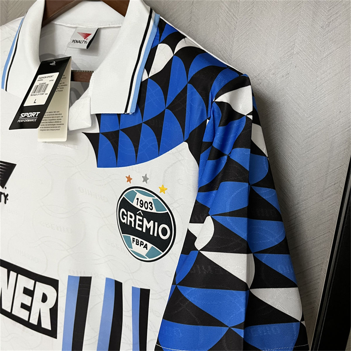Retro 1994/95 Gremio away jersey Fan Version