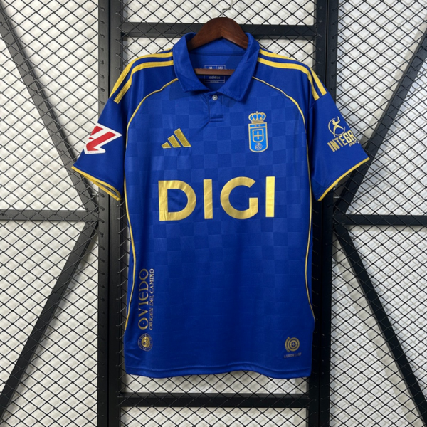 2025/26 Real Oviedo Home jersey Fan version