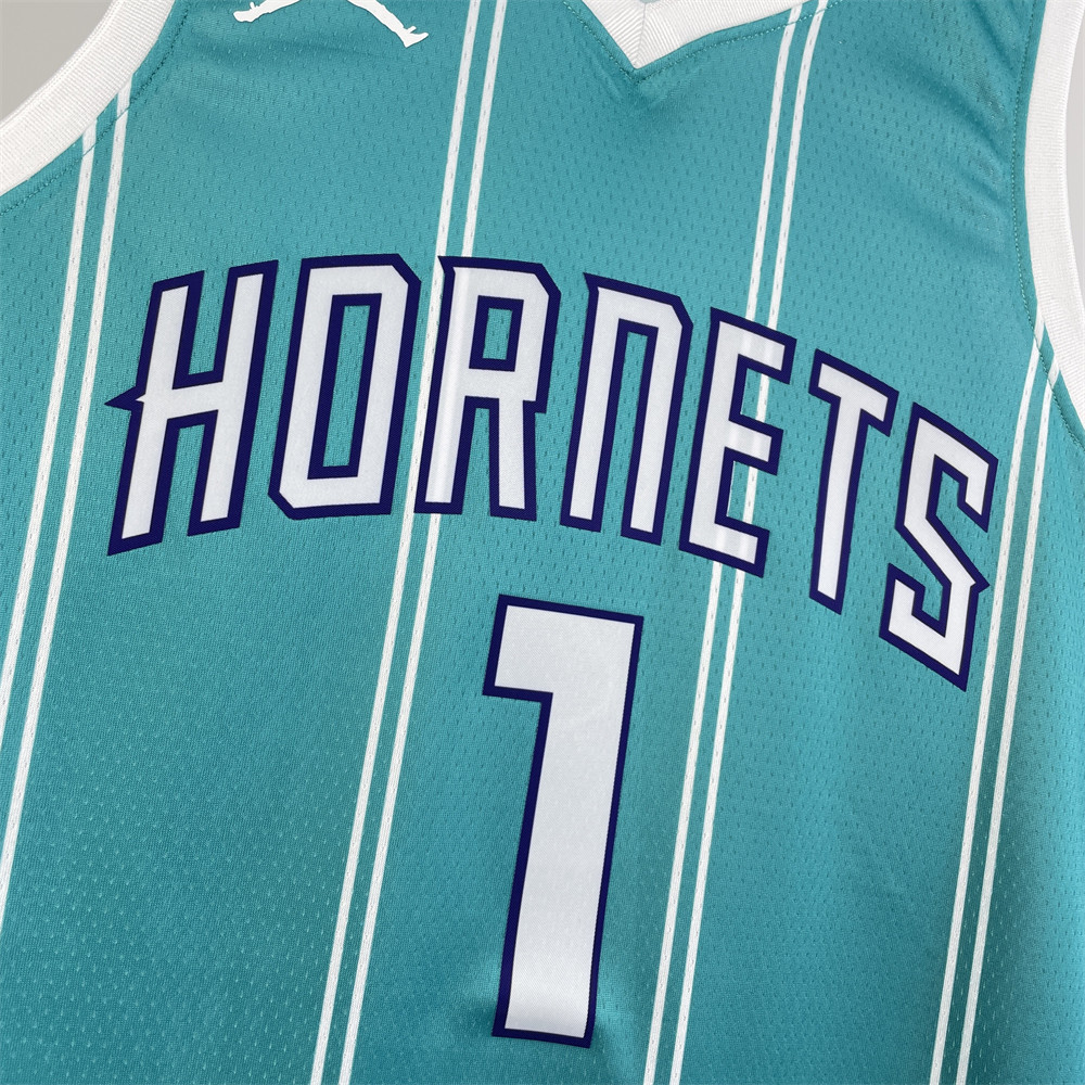 NBA Charlotte Hornets BALL#2 2022/23 Icon Edition Swingman Jersey S-XXL
